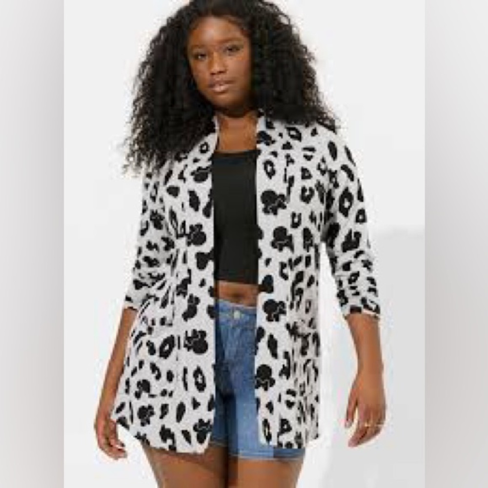 Disney Minnie Mouse Super Soft Ruched Open Cardigan